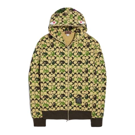 coach x bape hoodie.